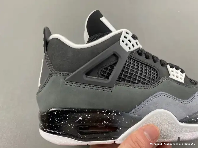 Official Maikesneakers Air FQ8138-002 Fear Jordan 4 0528